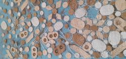 Broderie avec éclisses de bois Broderie au crochet Aari avec éclisses de bois